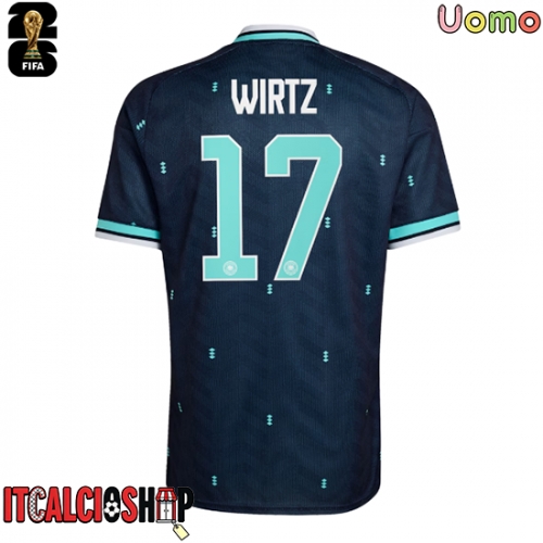 Germania Florian Wirtz #17 Seconda Maglia Mondiali 2026 Manica Corta